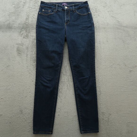 Not Your Daughters Jeans NYDJ Women's Size 4 Blue Mid-Rise Legging 30" Inseam - Picture 1 of 15